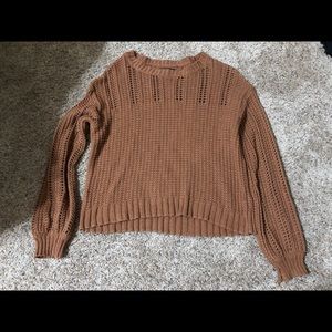 burnt orange sweater